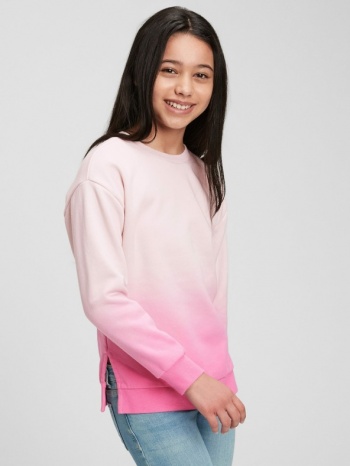 gap kids sweatshirt pink 77% cotton, 14% polyester, 9% σε προσφορά