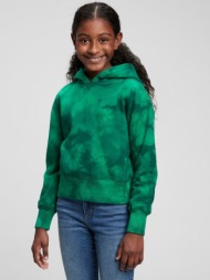 gap kids sweatshirt green 77% cotton, 14% polyester, 9% recycled polyester
