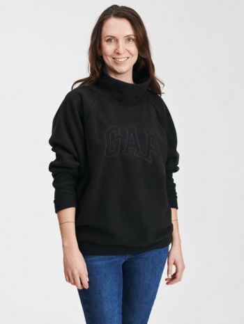 gap sweatshirt black 78% cotton, 14% polyester, 8% spandex σε προσφορά