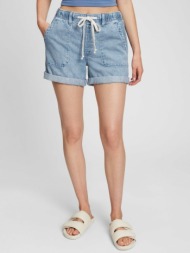 gap shorts blue 95% cotton, 5% recycled cotton