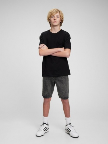gap teen kids shorts grey 95% cotton, 5% recycled cotton σε προσφορά