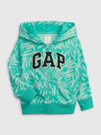 gap kids sweatshirt green 77% cotton, 14% polyester, 9% σε προσφορά