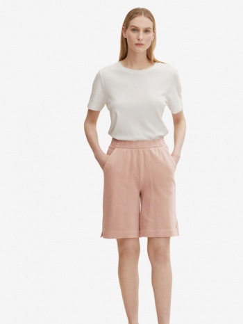tom tailor shorts pink 100% cotton σε προσφορά