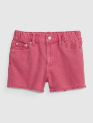 gap washwell kids shorts pink 99% cotton, 1% elastane