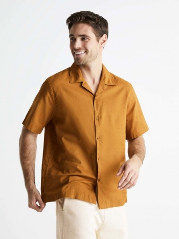 celio basurf shirt brown σε προσφορά