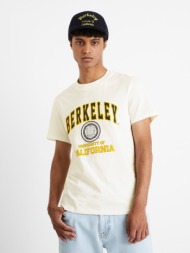 celio berkeley university t-shirt white 100% cotton