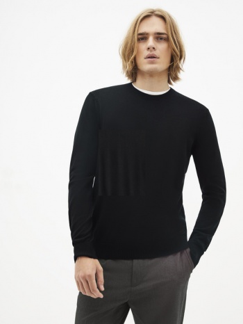 celio sweater black 100% wool merino σε προσφορά
