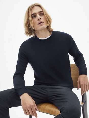 celio semerirond sweater black 100% wool σε προσφορά