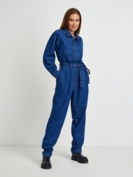 lee pleated overall blue 100% cotton