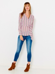 camaieu blouse pink 100% polyester