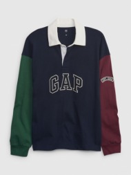 gap kids polo shirt blue 100% cotton