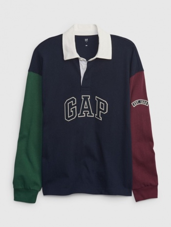 gap kids polo shirt blue 100% cotton σε προσφορά