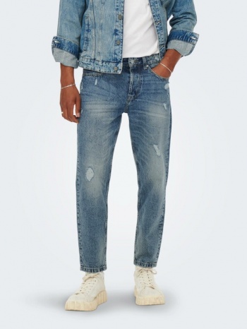 only & sons avi jeans blue 100% cotton σε προσφορά