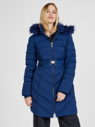 guess coat blue outer part - 94% polyester, 6% elastane; lining - 100% polyester; filling - 80% down
