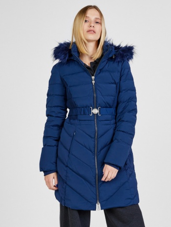 guess coat blue outer part - 94% polyester, 6% elastane; σε προσφορά