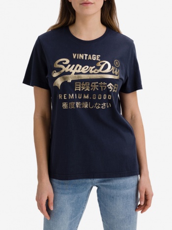 superdry t-shirt blue σε προσφορά