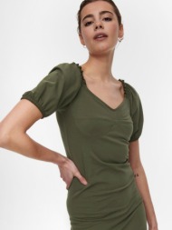 only niff dresses green 95% cotton, 5% elastane