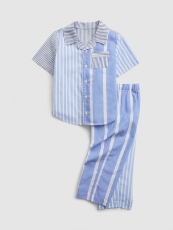 gap kids pyjama blue 100 % recycled polyester