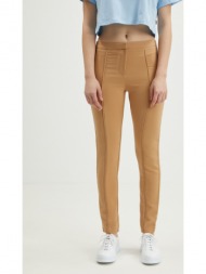 camaieu trousers brown 73% polyester, 19% viscose, 8% elastane