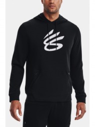 under armour curry pullover hood sweatshirt black 80% cotton, 20% polyester