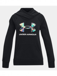 under armour rival logo hoodie kids sweatshirt black 80% cotton, 20% polyester