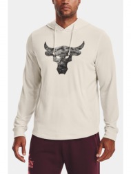 under armour ua project rock terry hd sweatshirt white 80% cotton, 20% polyester