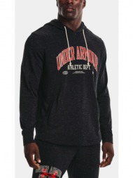 under armour ua rival try athlc dept hd sweatshirt black 80% cotton, 20% polyester