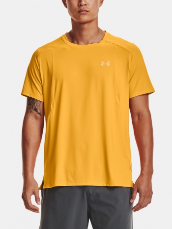under armour ua iso-chill laser t-shirt yellow 90% nylon σε προσφορά