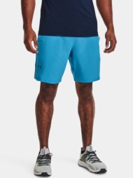 under armour ua vanish woven 8in short pants blue 100% polyester