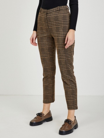 orsay trousers brown 65% polyester, 30% viscose, 5% elastane σε προσφορά