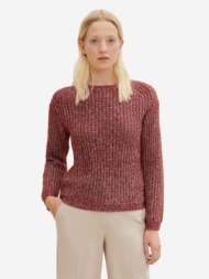 tom tailor sweater red 71% cotton, 28% acrylic, 1% wool