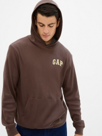 gap sweatshirt brown 60% cotton, 40% polyester σε προσφορά