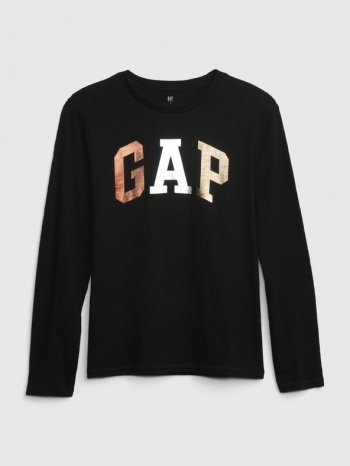 gap kids t-shirt black 100% cotton σε προσφορά