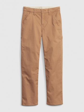 gap kids trousers brown 93 % cotton, 5 % recycled cotton, 2 σε προσφορά