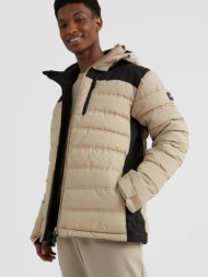o`neill igneous jacket beige 55% recycled polyester, 45% polyester
