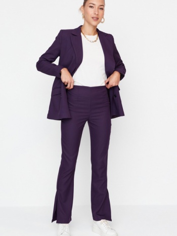 trendyol trousers violet 100% polyester σε προσφορά