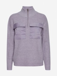 ichi sweater violet 40% acrylic, 30% nylon, 27% polyester, 3% elastane