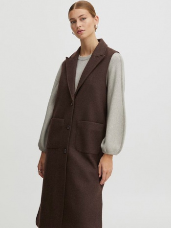 ichi vest brown 100% polyester σε προσφορά