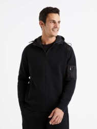 celio cematch sweater black 65% cotton, 35% polyester