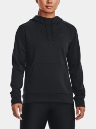 under armour fleece lc sweatshirt black 100% polyester