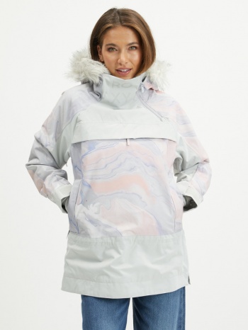 roxy chloe kim winter jacket violet 100% polyester σε προσφορά