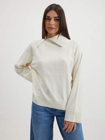 aware by vero moda vivan sweater white 60% recycled σε προσφορά