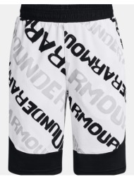 under armour ua baseline perf kids shorts white 100% polyester