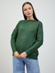 zoot.lab natacha sweater green 57% acrylic, 40% nylon, 3% wool