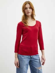 zoot.lab thereza 2 t-shirt red 96 % organic cotton, 4 % elastane
