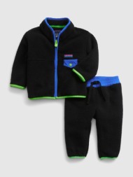 gap kids traning suit black 75% polyester, 25% recycled polyester