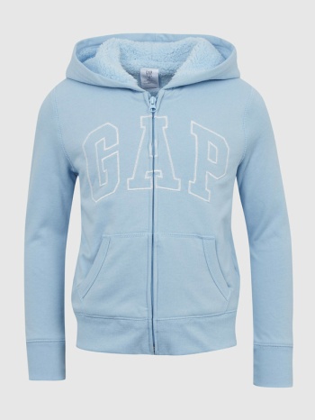 gap kids sweatshirt blue 77% cotton, 14% polyester, 9% σε προσφορά