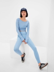 gap leggings blue 79% polyester, 21% spandex