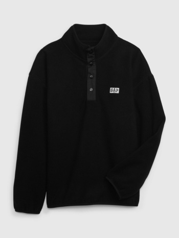 gap kids sweatshirt black 100% polyester σε προσφορά
