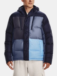 under armour cgi down blocked jkt jacket blue material 1 - nylon; material 2 - down